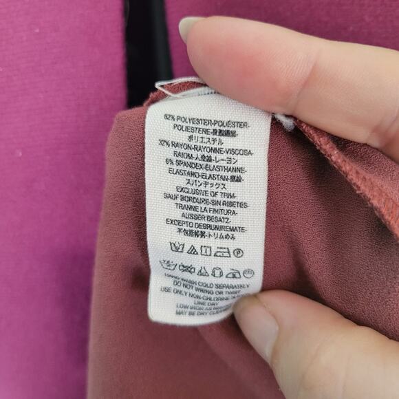 Free People Baby Love Rust Red Trapeze Open Back Minidress sz S - Picture 5 of 8